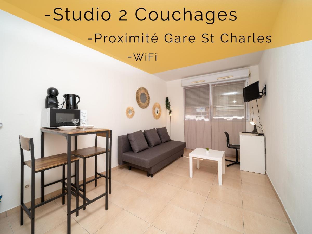 Appartement Climatise Avec Parking A 6Min A Pied De La Gare St Charles Marseille Exterior photo